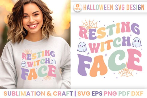 Halloween Sublimation Resting Witch Face Review