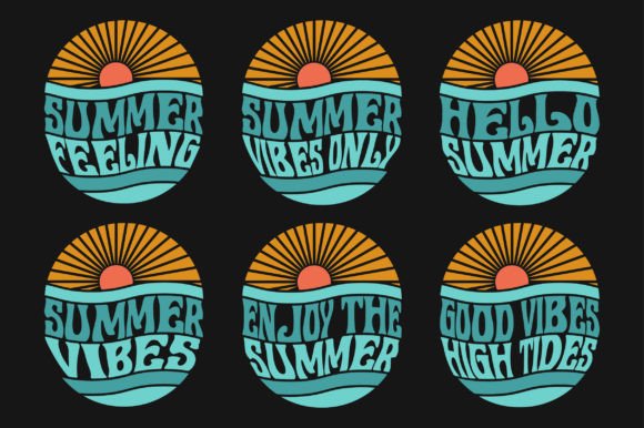 Summer Vibes Typography Retro T-shirt Review